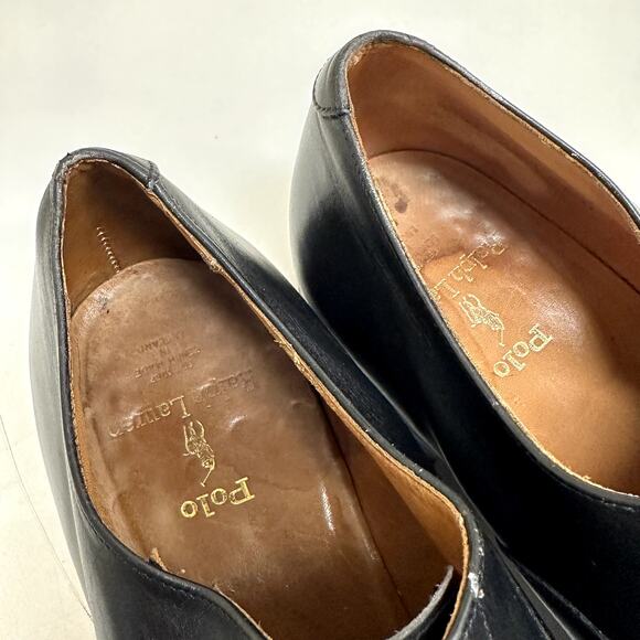 EXCELLENT Crockett & Jones x Polo Ralph Lauren Cap Toe Oxford UNWORN HEELS 11 E - Picture 9 of 15